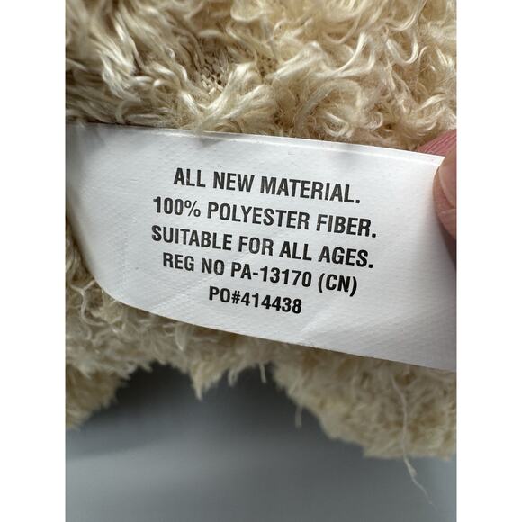 Burton + Burton Teddy Bear Plush Blonde Tan Beige 8.5 Inch Stuffed Animal Fluffy - Picture 9 of 9